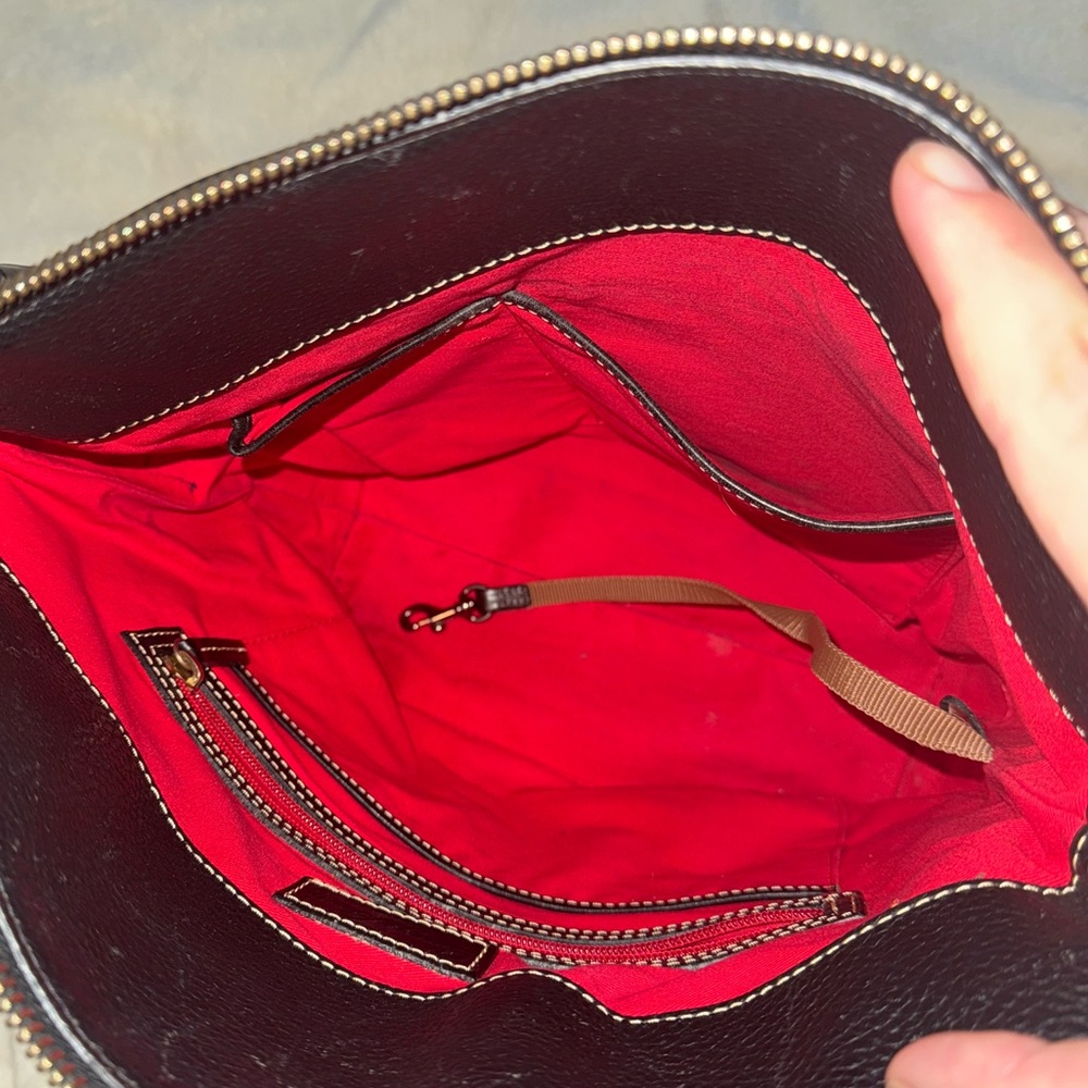 Dooney & Bourke Pebble Black Leather Bag - Picture 4 of 10